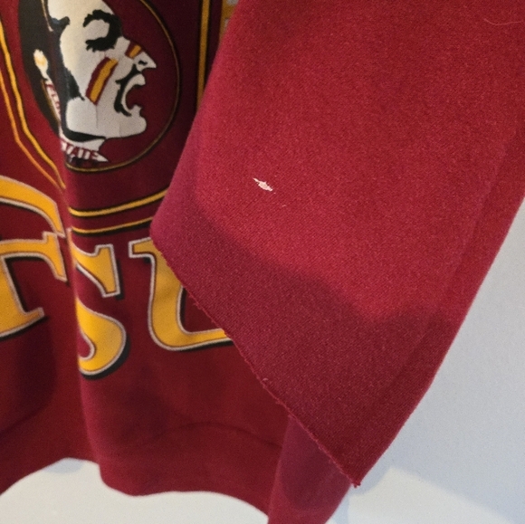 Vintage Russell NCAA FSU Florida State Seminoles Sweatshirt Mens Large College - Picture 4 of 11